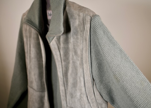 Mister Man sage bomber detail