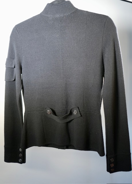 Tory Burch Military Knit Jacket back